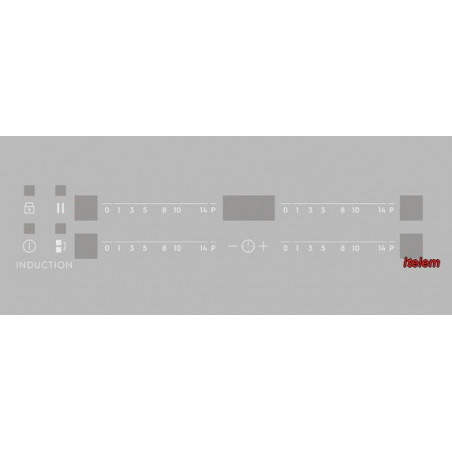 Dessus verre table induction Electrolux 5551128266