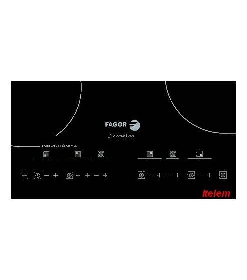 Dessus verre vitrocéramique plaque de cuisson Fagor 72X8860