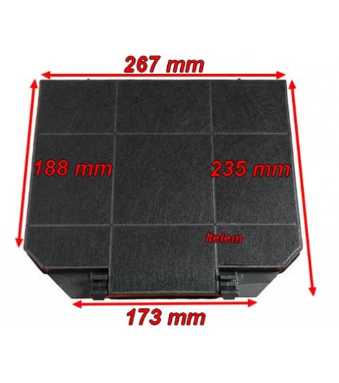 Filtre charbon actif hotte Ariston C00094552