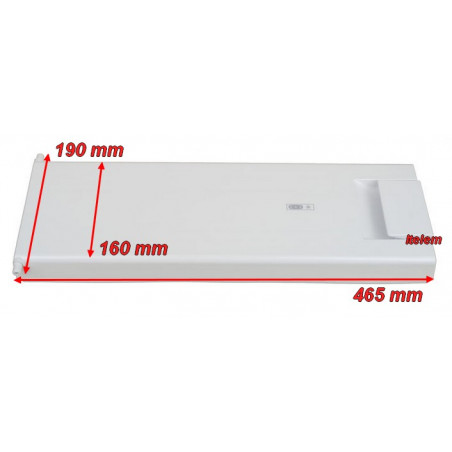 Portillon complet freezer réfrigérateur Whirlpool 481244058326