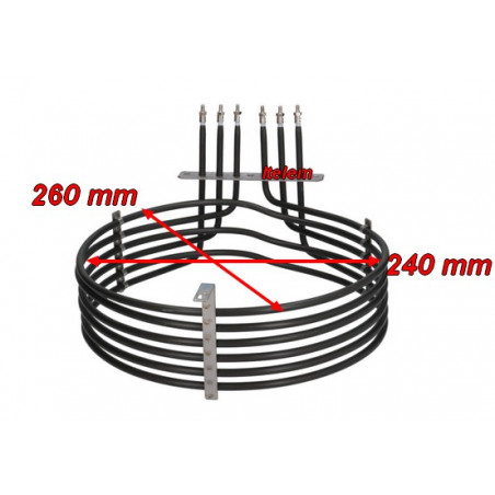 Résistance circulaire  7500W four Foinox MBM430