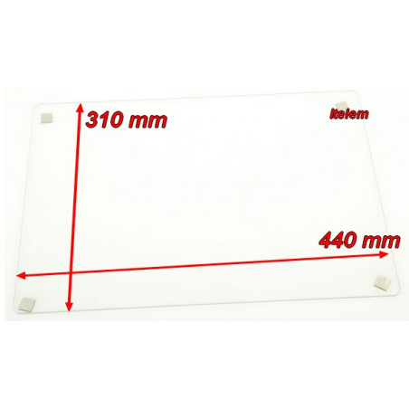 Vitre intermédiaire porte de four Valberg 12571100000069
