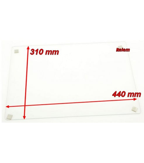 Vitre intermédiaire porte de four Valberg 12571100000069
