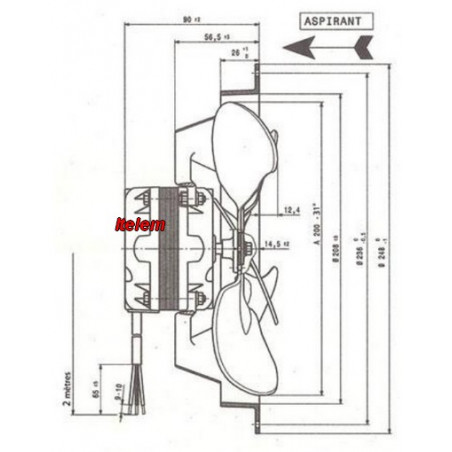 Ventilateur Elco VN1020C2M20031