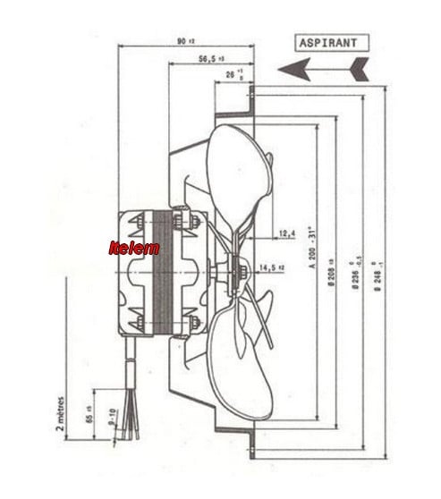 Ventilateur Elco VN1020C2M20031