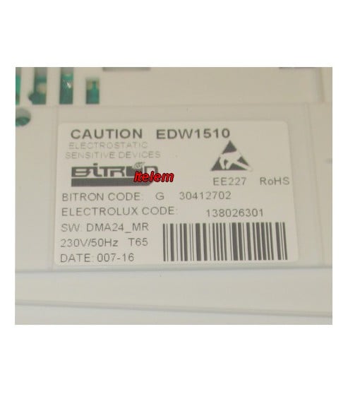 Module électronique lave-vaisselle Electrolux 1380263218