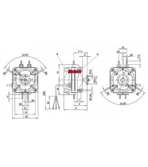 Moteur de ventilateur ebmpapst M4Q045CF01.75BI
