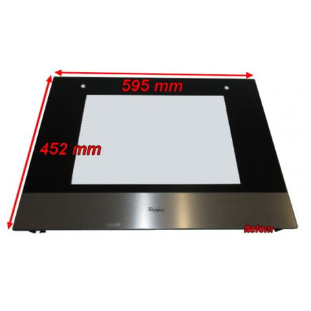 Vitre extérieure de porte four Whirlpool 481010487970