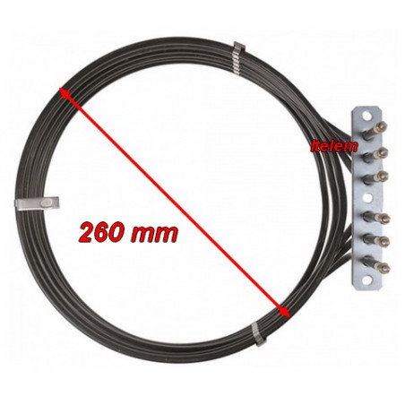 Résistance circulaire four Berthos