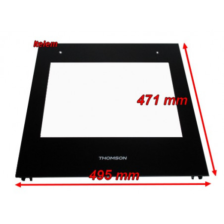 Vitre extérieure de porte four Thomson 36050618