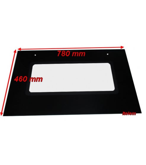 Vitre extérieur façade porte four cuisinière Germania GE406507
