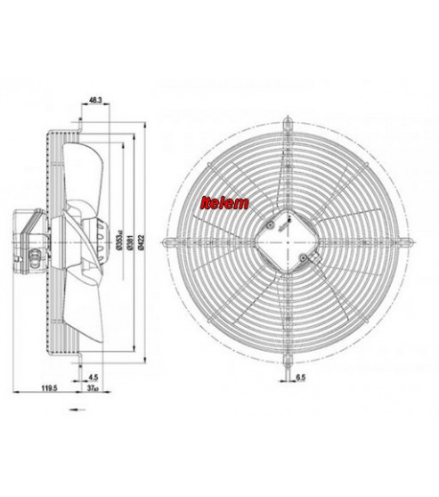ebmpapst S4D350-AB12-73
