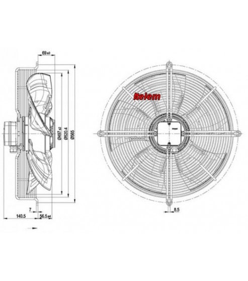 Ebmpapst  S4D500-AM03-02
