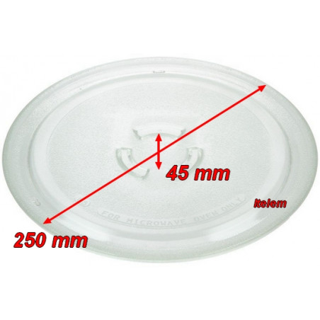 Plateau tournant four micro-ondes Whirlpool 481246678412