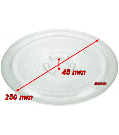Plateau tournant four micro-ondes Whirlpool 481246678412