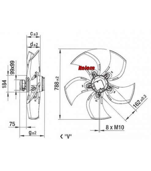 Ebmpapst AZD800-AG03-01