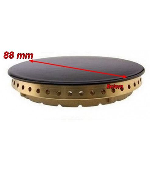 Couronne et chapeau de brûleur rapide 88/77mm table de cuisson Bompani