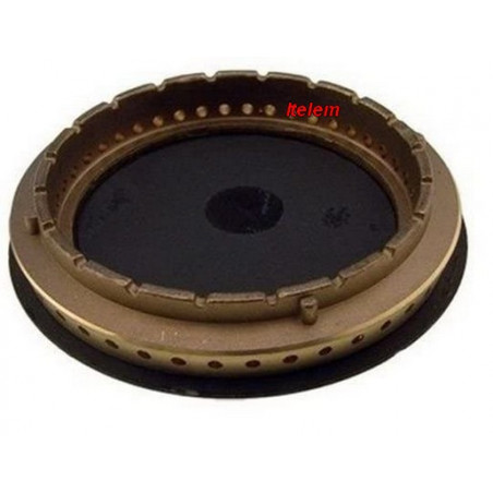 Couronne et chapeau de brûleur semi-rapide cuisinière Bompani