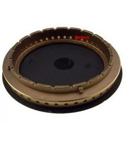 Couronne et chapeau de brûleur semi-rapide cuisinière Bompani