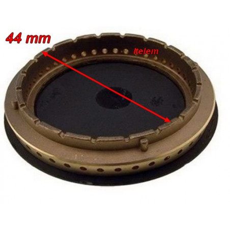 Couronne et chapeau de brûleur semi-rapide 55/44 mm piano de cuisson Bompani