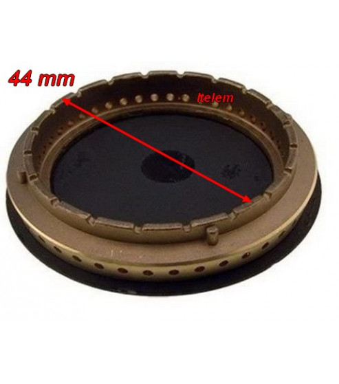 Couronne et chapeau de brûleur semi-rapide 55/44 mm piano de cuisson Bompani