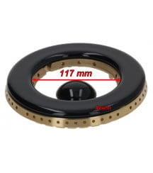 Chapeau de brûleur et centrale table de cuisson Ignis
