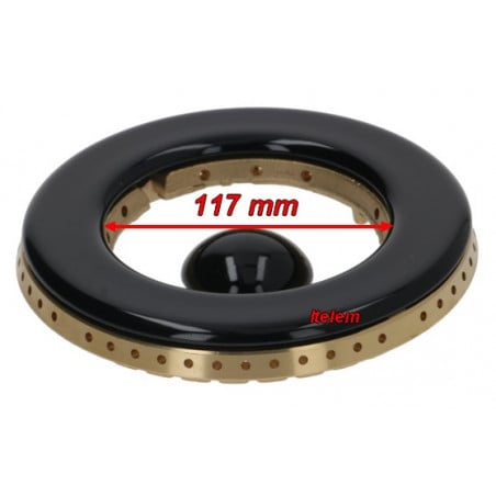 Chapeau de brûleur et centrale table de cuisson Ignis