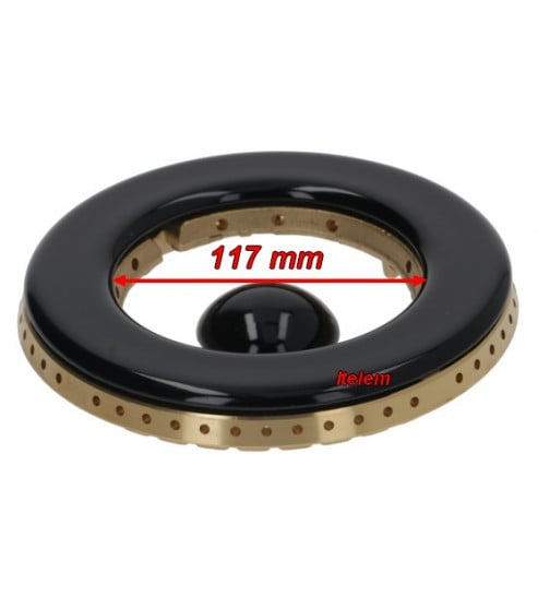 Chapeau de brûleur et centrale table de cuisson Ignis