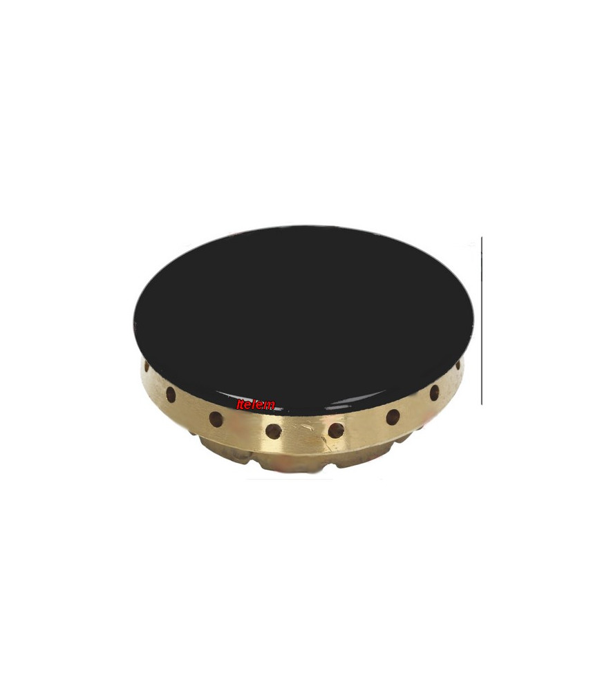 Couronne et chapeau de brûleur auxiliaire table de cuisson Bompani