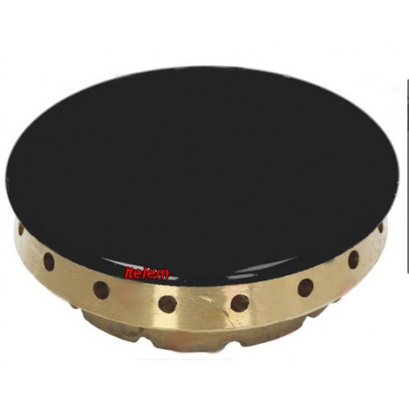 Couronne et chapeau de brûleur auxiliaire table de cuisson Bompani