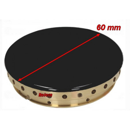 Couronne et chapeau de brûleur semi-rapide 60 mm table de cuisson Samet