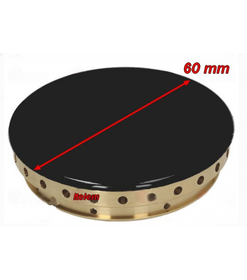 Couronne et chapeau de brûleur semi-rapide 60 mm table de cuisson Samet