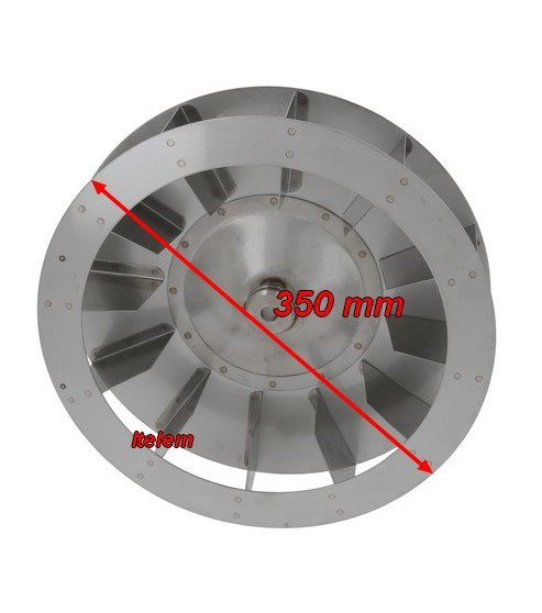 Hélice moteur ventilateur 350 mm four Salva 1441002702