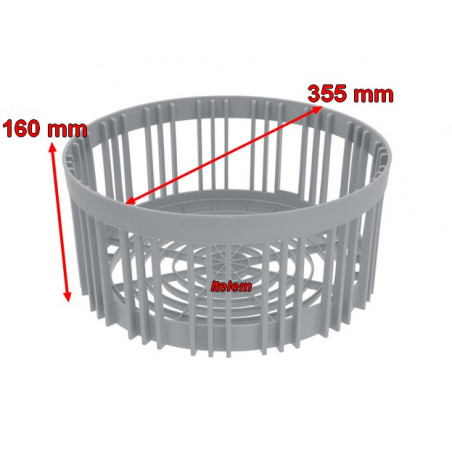 Panier à verres lave-vaisselle professionnel Silanos