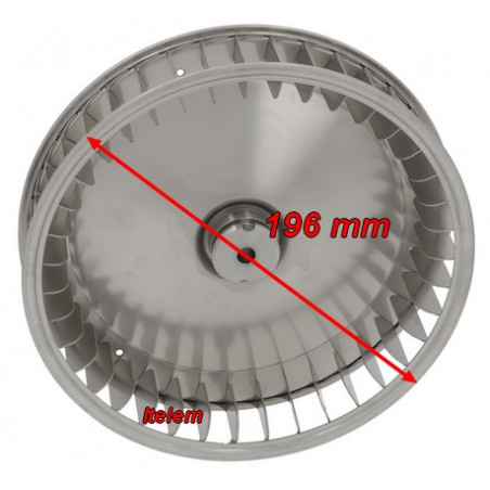 Hélice moteur ventilateur 196 mm four Unox KVN1020A