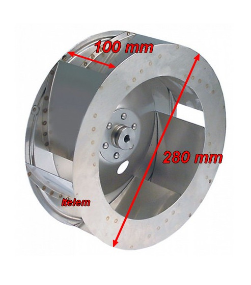 Hélice moteur ventilateur 1052.1400 four Zanussi 055422
