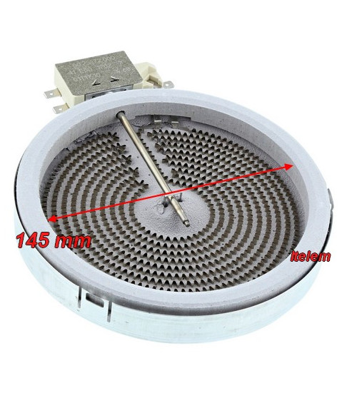 Foyer radiant 1200W plaque cuisson Ariston C00139035
