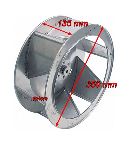 Hélice moteur ventilateur 1052.2500 four Zanussi 054890