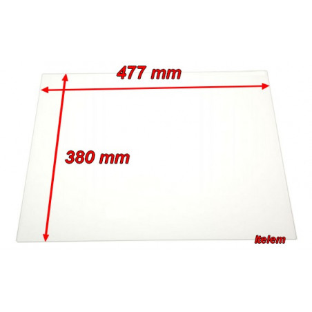 Vitre intermédiaire porte four cuisinière Bosch 00771870