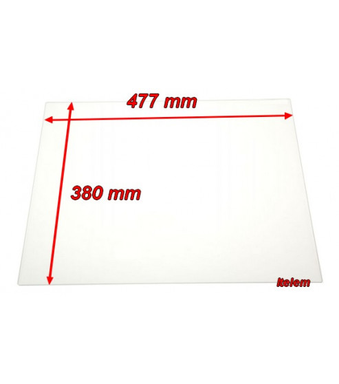 Vitre intermédiaire porte four cuisinière Bosch 00771870