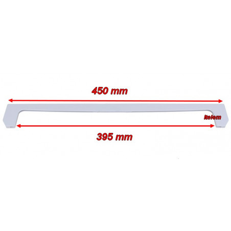 Profil avant de clayette réfrigérateur Beko 4812260100