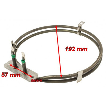 Résistance circulaire four Ikéa 481225998405