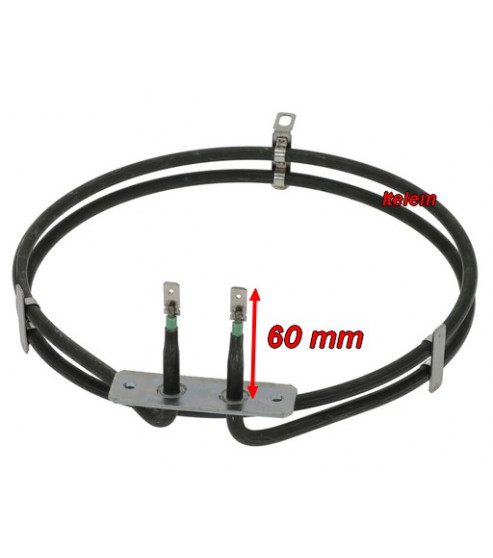 Résistance circulaire four Bauknecht 481225998405
