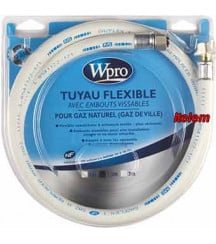 Tuyau gaz naturel 1.5m à visser