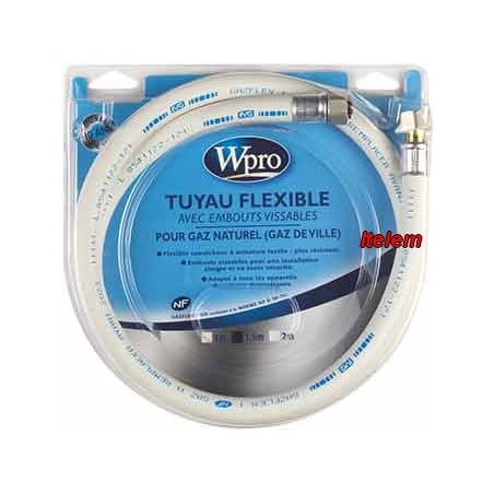 Tuyau gaz naturel 1.5m à visser
