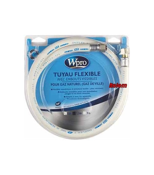 Tuyau gaz naturel 1.5m à visser