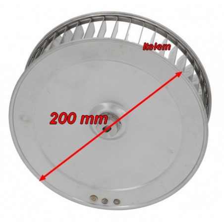 Hélice moteur ventilateur 200 mm four Best for 391500016