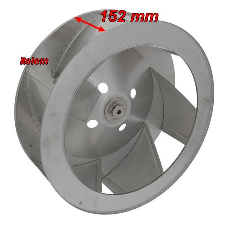 Hélice moteur ventilateur 440mm four Zanussi 055378