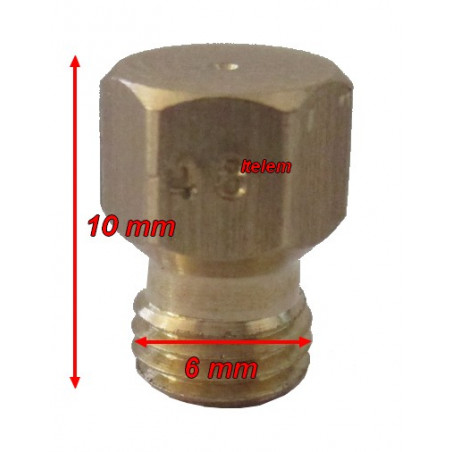 Injecteur auxiliaire gaz butane cuisinière Smeg 909010335