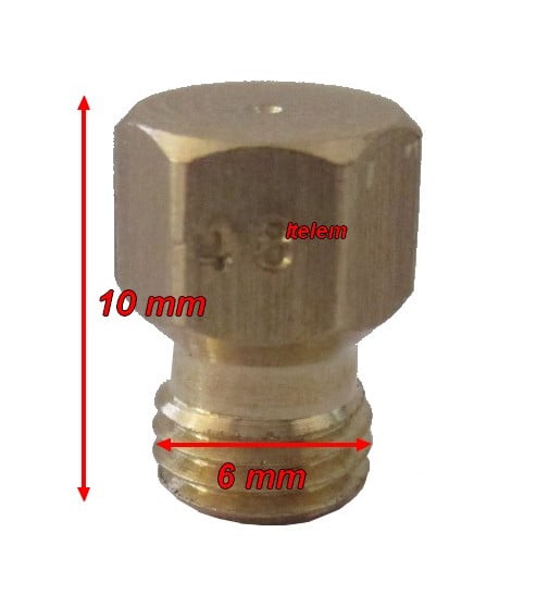 Injecteur auxiliaire gaz butane cuisinière Smeg 909010335